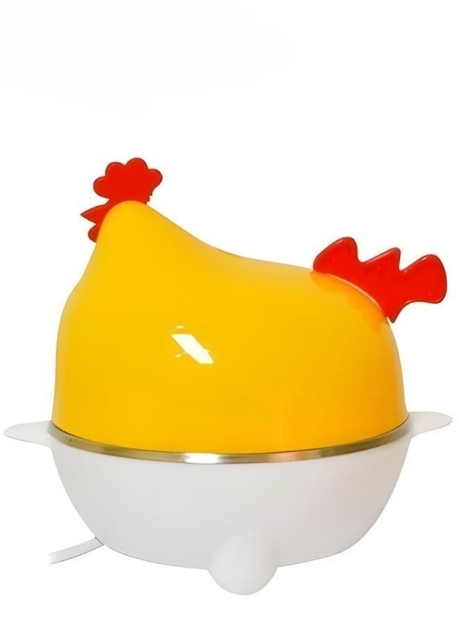 جهاز كهربائي لسلق البيض أبيض/أصفر - Image 1